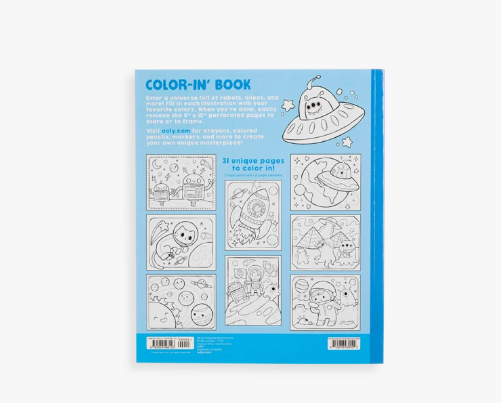 Outer Space Coloring Book