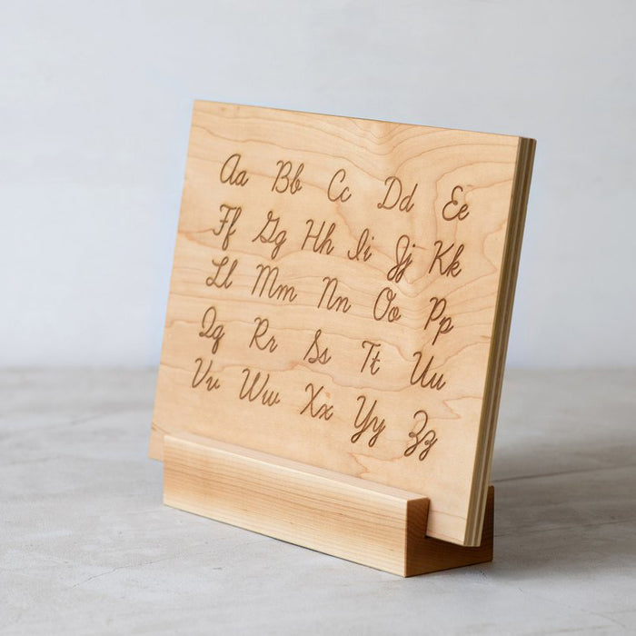 Wooden Cursive Board (No Stand)