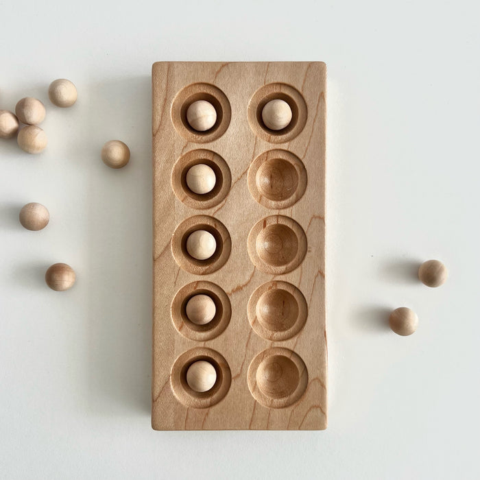 TEN Frame Board (Maple) + 20 Wood Balls