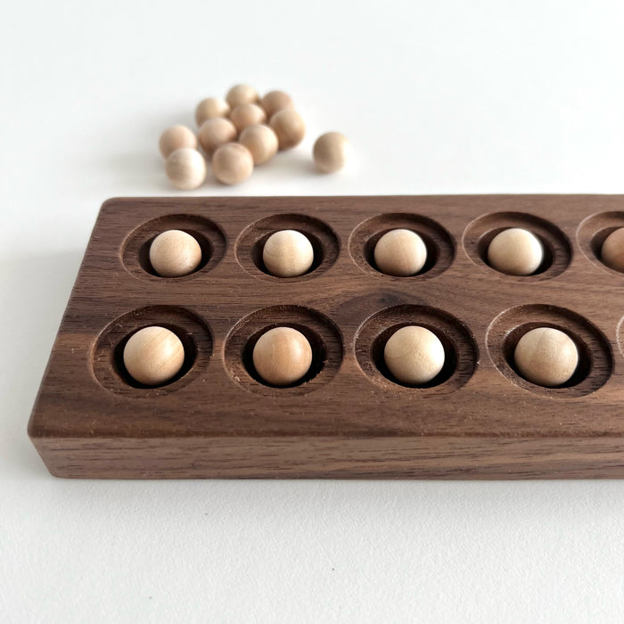 TEN Frame Board (Walnut) + 20 Wood Balls