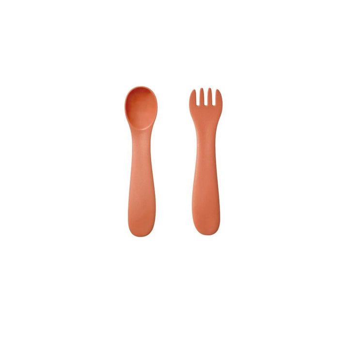 BONBO Fork & Spoon (Orange)