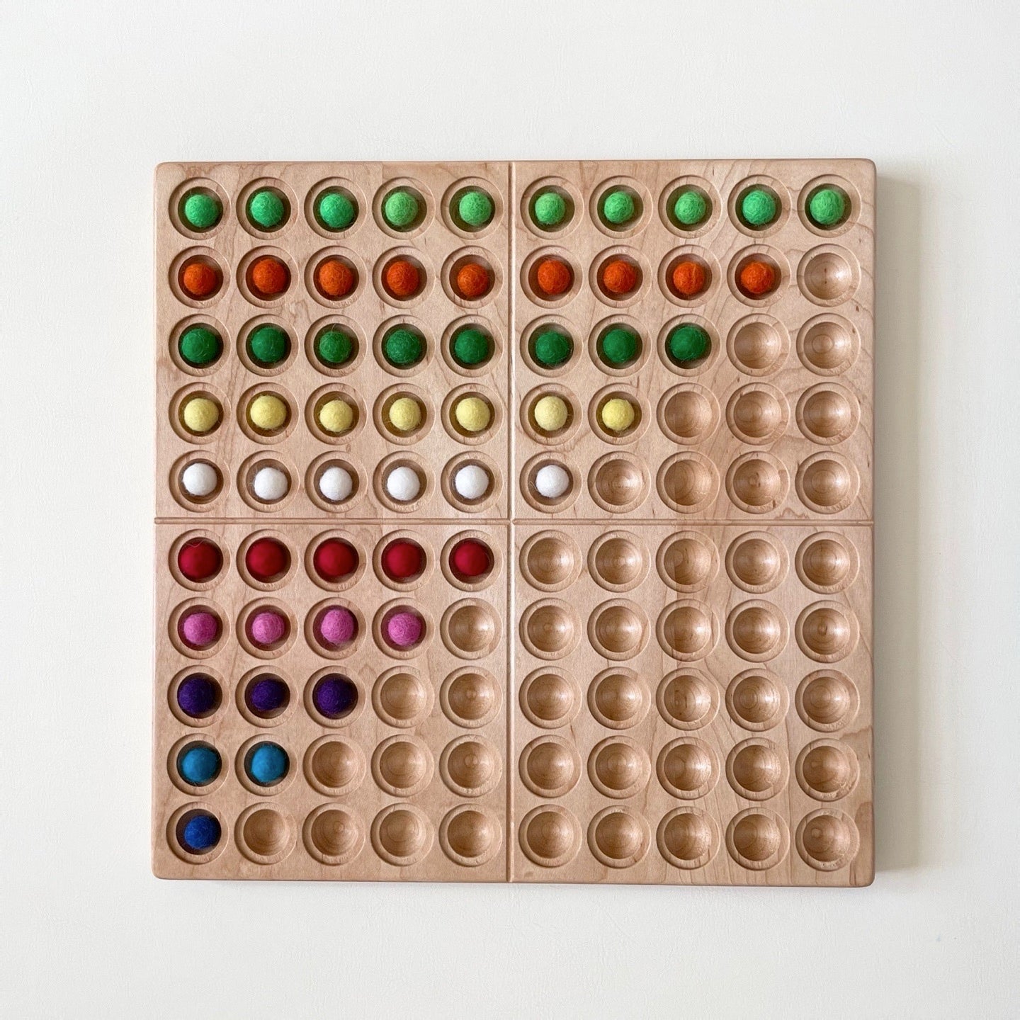 100-Frame Board+Wool Balls