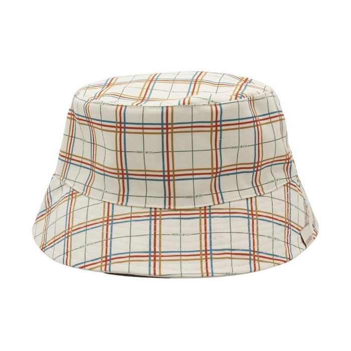Reversible Bucket Hat - Plaid Pattern