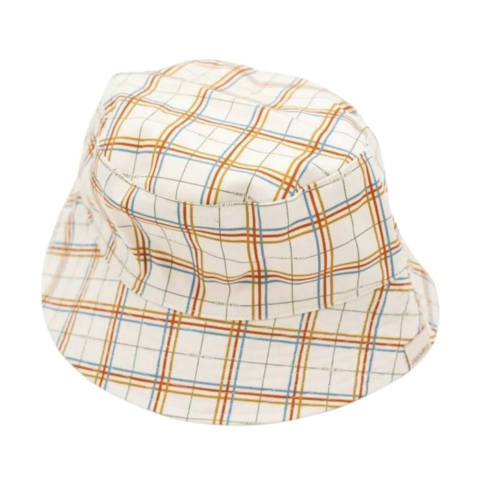 Reversible Bucket Hat - Plaid Pattern
