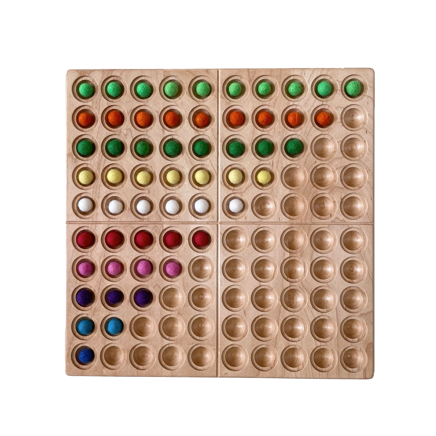 100-Frame Board+Wool Balls