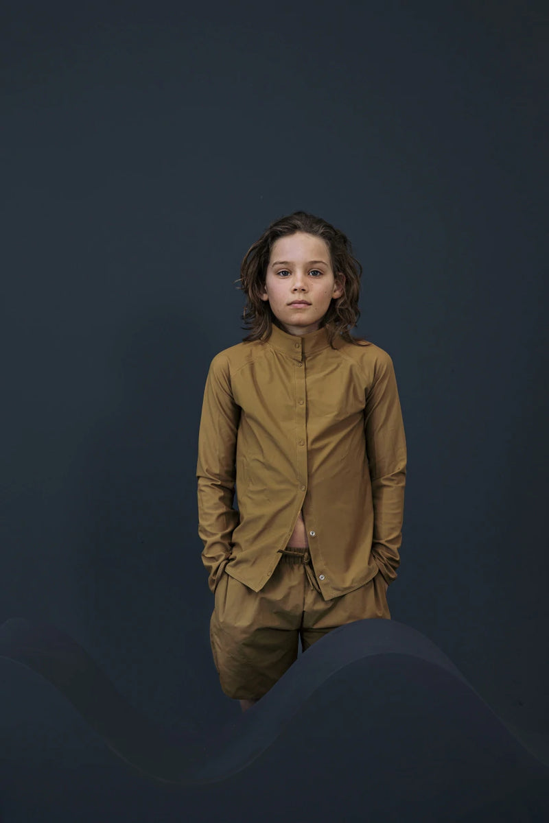 Swim UV Top & Short Set - Peanut  (Only 1-2y)